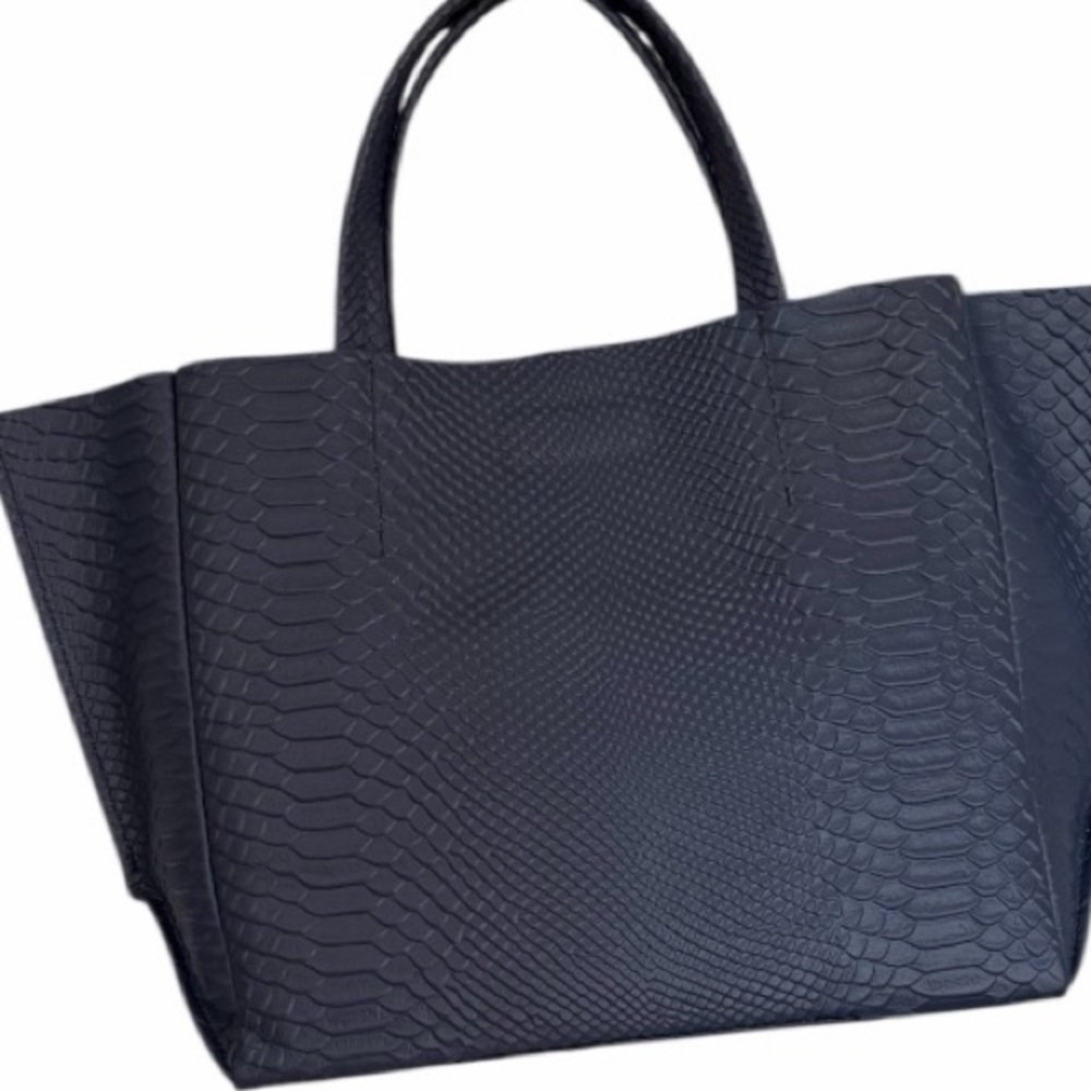 Ampersand As Apostrophe Medium Navy Python-Emboss… - image 3